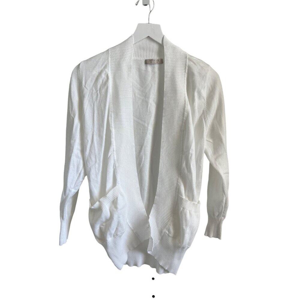 Active USA White Cardigan